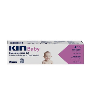 Baume gel saveur fraise pour bébé Kin 30 ml