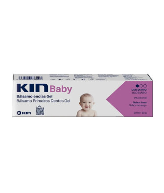 Baume gel saveur fraise pour bébé Kin 30 ml