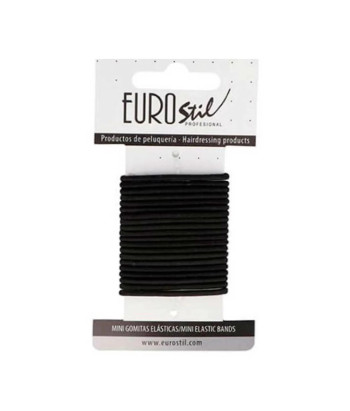 Mini Pack 1un Eurostil: Boîte en Carton avec Élastiques Noirs