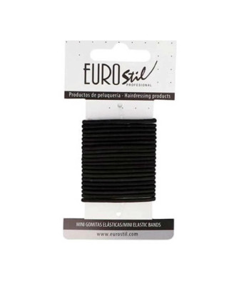 Mini Pack 1un Eurostil: Boîte en Carton avec Élastiques Noirs