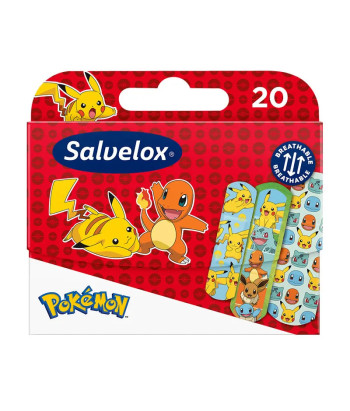 Pansements Salvelox Pokémon Souples 20 Unités