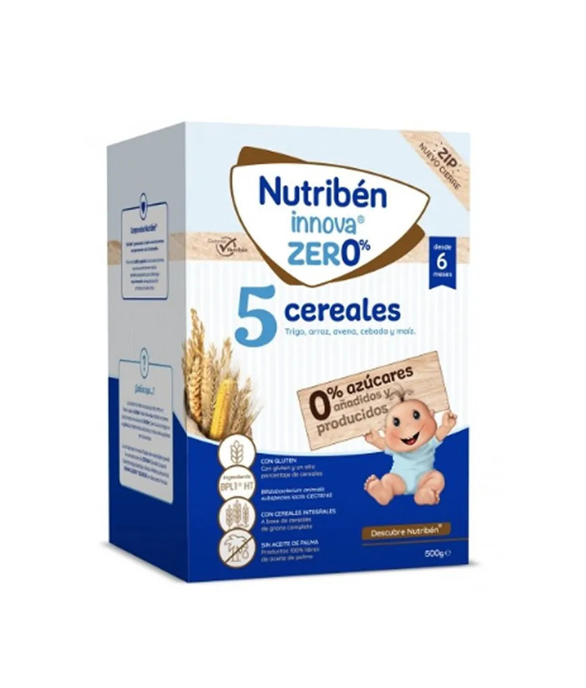 Nutribén Innova 5 Céréales 0% - 500 g: L'alimentation saine pour bébé