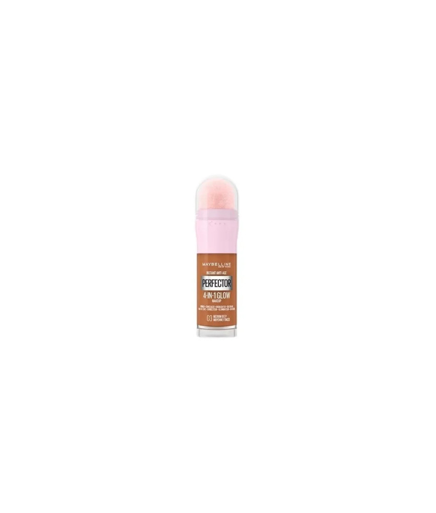 Base parfaite: Maybelline Anti-Âge Instantané Glow 03-Medium-Deep 20ml