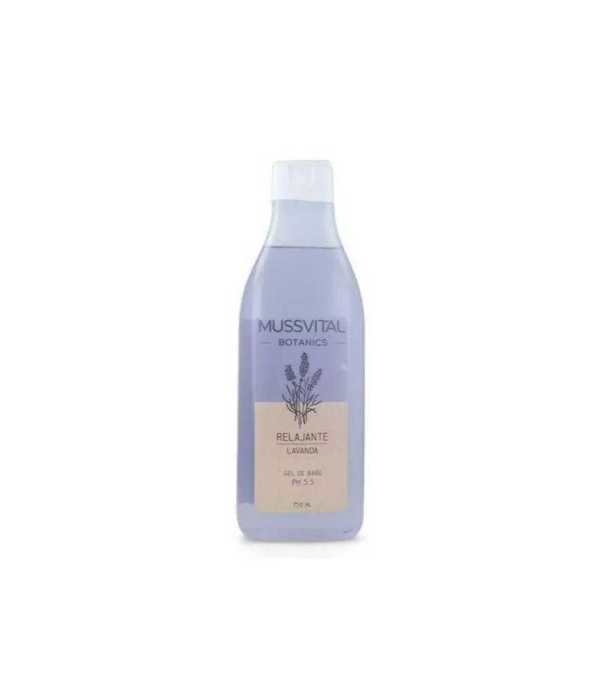 Gel à la Lavande Mussvital Botanics 750ml pour une Hygiène Corporelle Complète