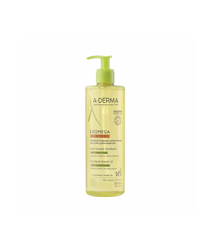 Huile de douche Aderma Exomega 500ml - Soin doux pour peaux sensibles