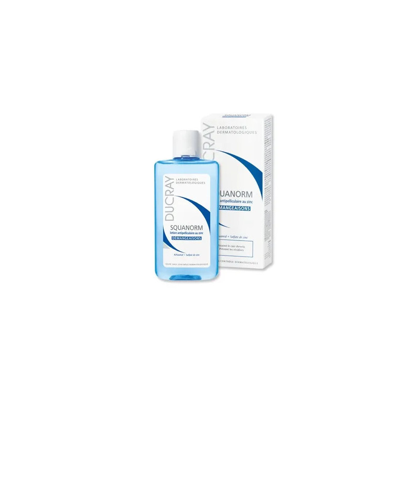 Lotion Ducray Squanorm 200ml pour traitements capillaires