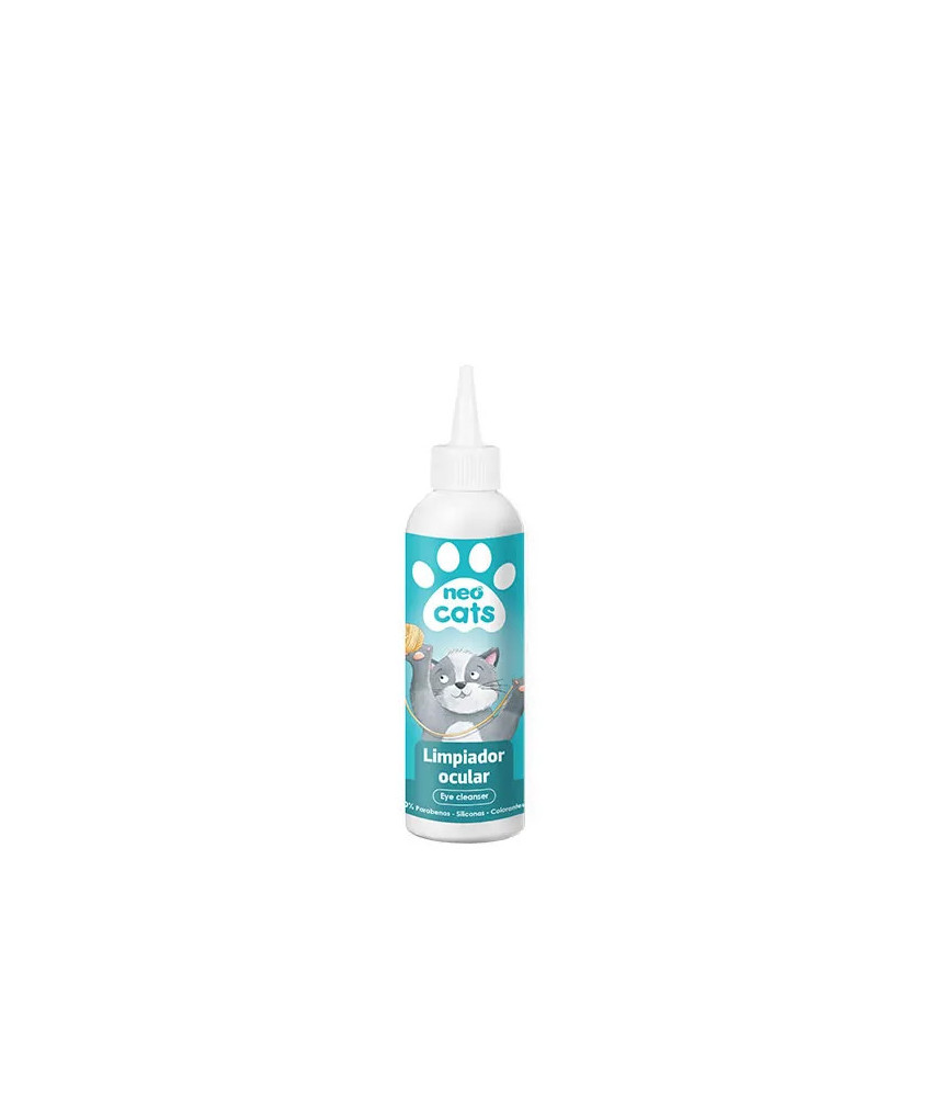 Nettoyant Yeux De Chat Neovital 125ml - Solution Douce pour Chats