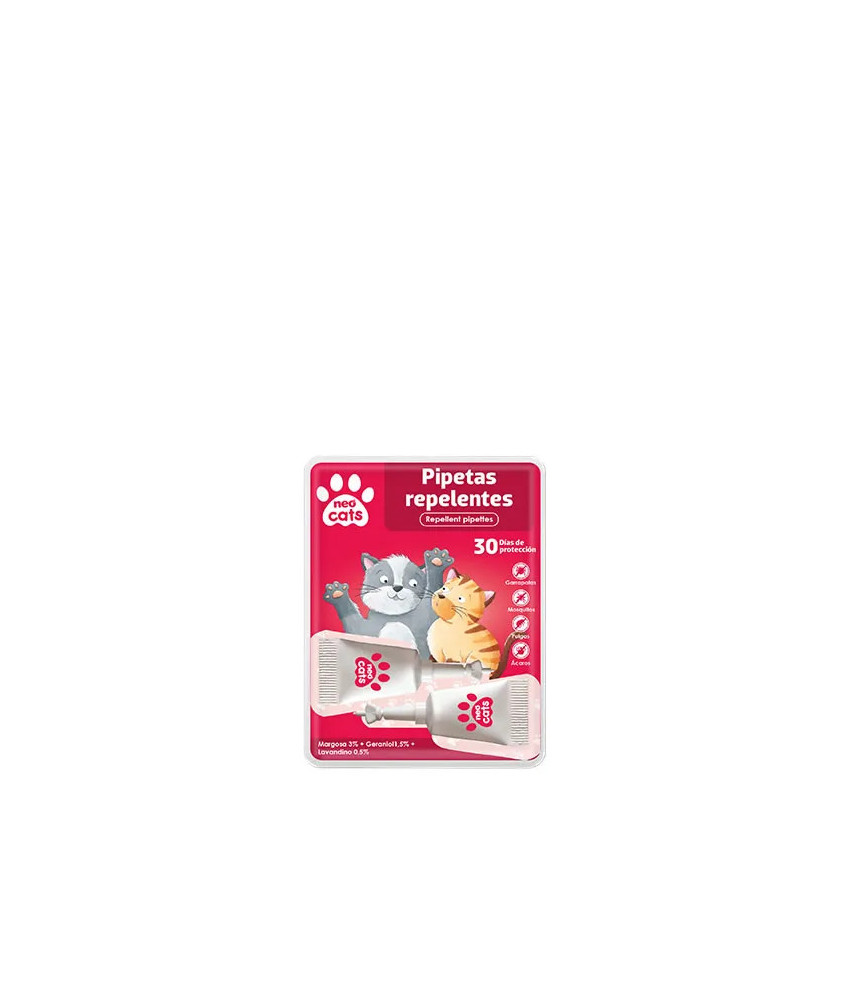 Pipettes insectifuges pour chats Neovital - Protection efficace!
