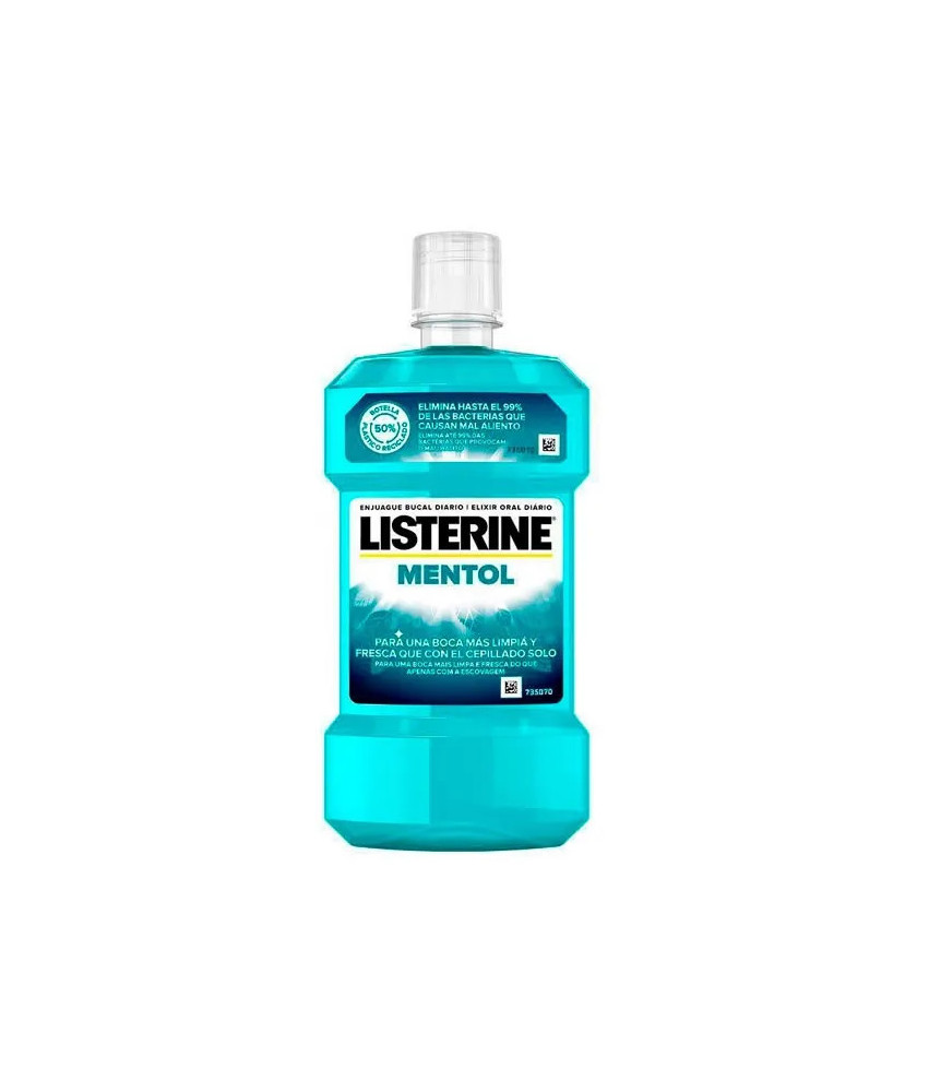 Listerine Menthol 750ml - Rafraîchit l'haleine