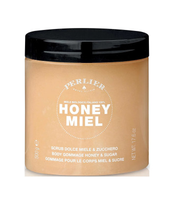 Gommage corps Perlier Miel et Sucre