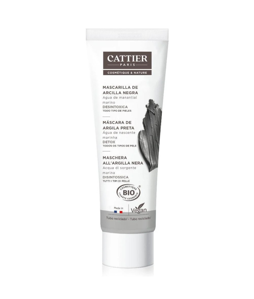 Masque à l'Argile Noire 100ml - CATTIER PARIS