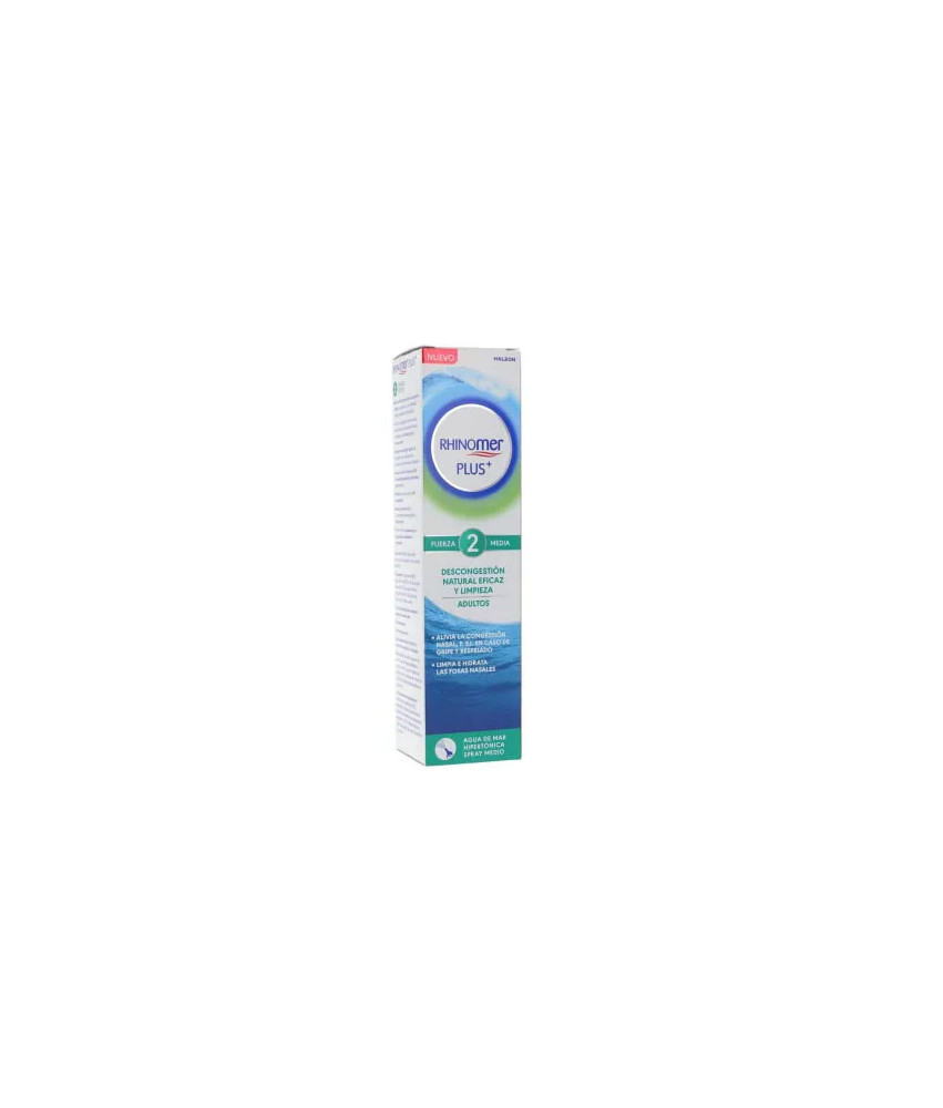 Rhinomer Plus+ Force 2 Moyen 125ml - Spray nasal efficace