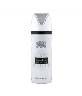 Déodorant Lattafa Ana Abiyedh I Am White 200ml - Efficacité Fraîcheur