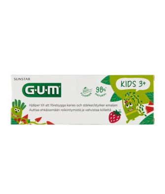 Gum Kids Dentifrice Saveur Fraise 50ml