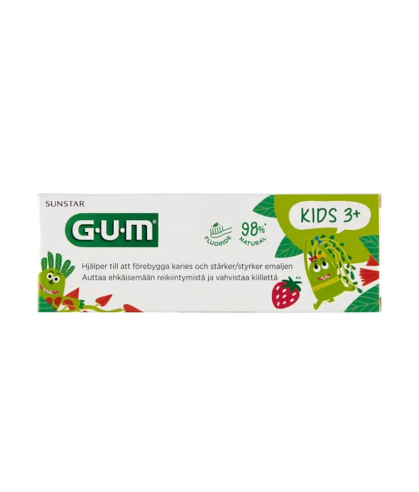 Gum Kids Dentifrice Saveur Fraise 50ml