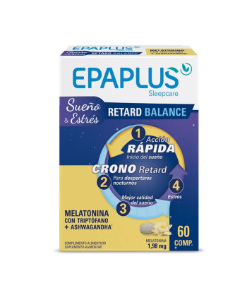 Epaplus Sleepcare Retard Balance Sommeil Et Stress 60 Comprimés