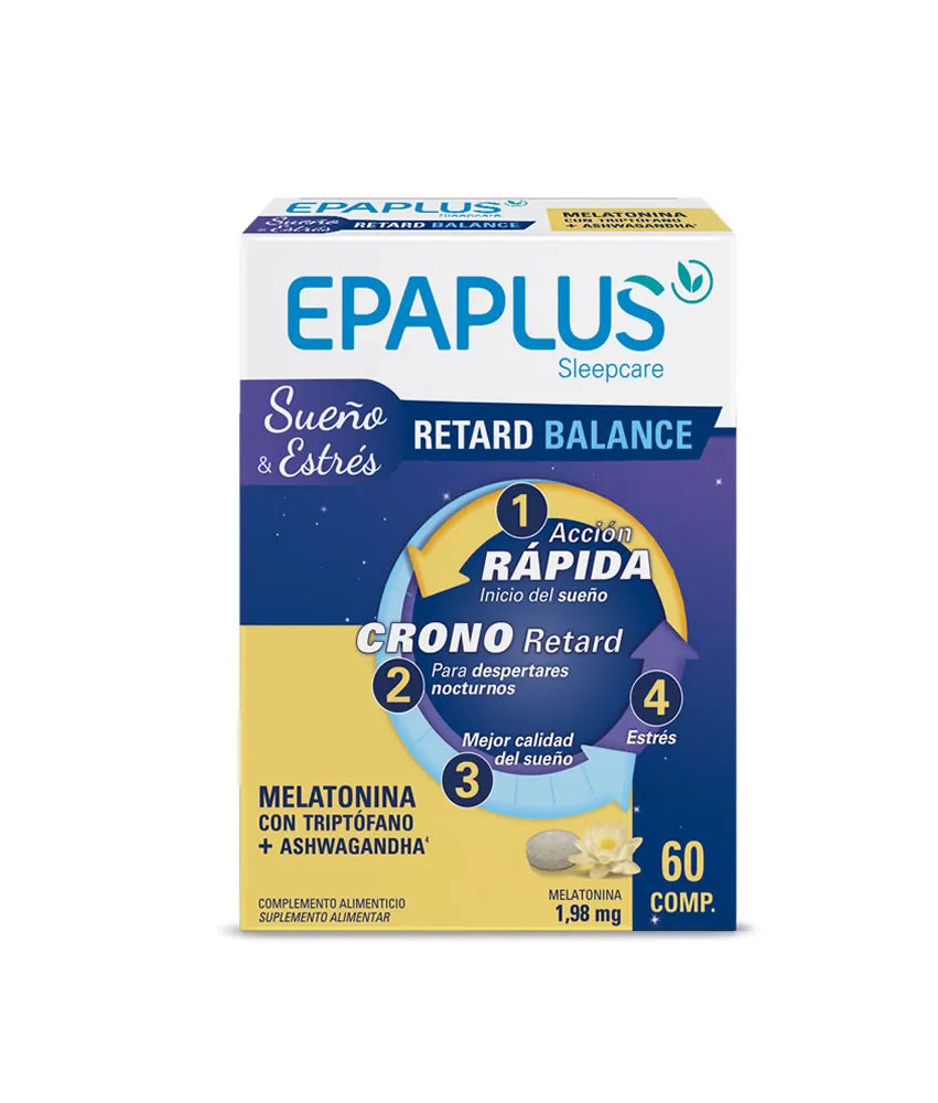 Epaplus Sleepcare Retard Balance Sommeil Et Stress 60 Comprimés