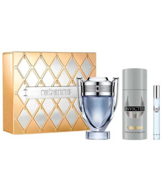 Paco Rabanne Estuche Invictus Eau De Toilette 100ml Desodorante 150ml Eau De Toilette 10ml