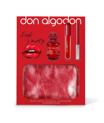 Don Algodón D Algodon Wom Red Party 30 Maq Bolso
