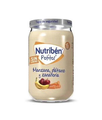 Nutribén Pot Pomme, Banane et Carotte 235 g