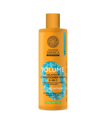 Natura Siberica Oblepikha Volume Collagen Mascarilla Acondicionador 2in1 400ml