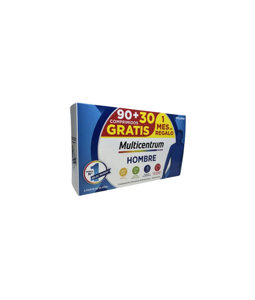 Multicentrum Vitamines Pour Hommes 90+30 Comprimés