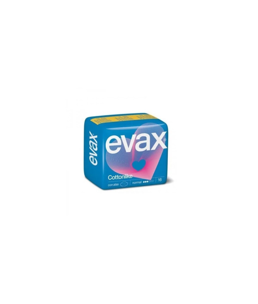 Compresas Evax Cottonlike Normal Alas 16