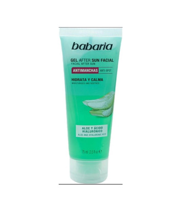 Babaria Anti-Manchas Aloe y Acido Hialuronico Gel Facial After Sun 75ml