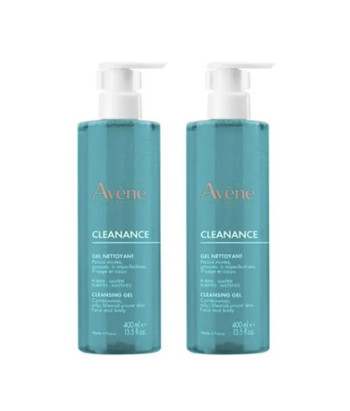 Avène Cleanance Duo Gel Nettoyant 2 x 400ml