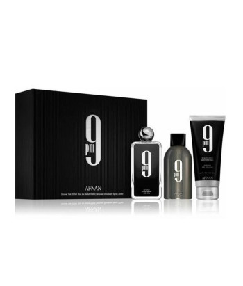 Afnan 9 Eau De Parfum 100un Gel De Baño 200ml Desodorante 250ml Spray
