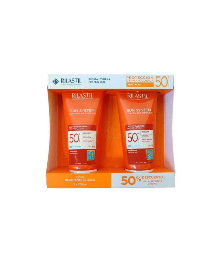 Rilastil Sun System Lotion Velours Spf50+ 2x200ml