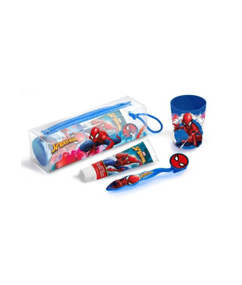 Cartoon Neceser Spiderman Bucal Denttifrico Cepillo Dental Vasito