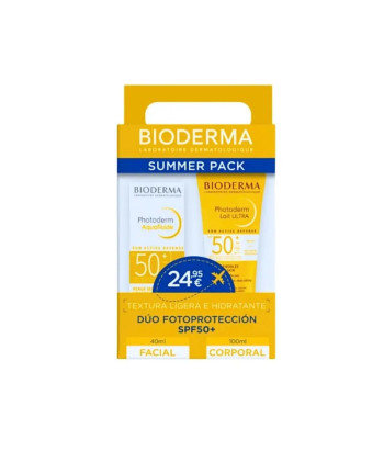 Coffret 2 Produits Bioderma Photoderm Max Aquafluide Spf50+ 40ml