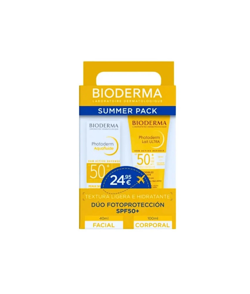 Coffret 2 Produits Bioderma Photoderm Max Aquafluide Spf50+ 40ml