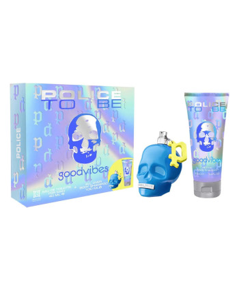 Police to Be Goodvibes Eau De Toilette For Men 40ml Spray Champu y Gel 100ml