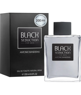 Antonio Banderas Black Seduction Eau de Toilette Spray 200ml