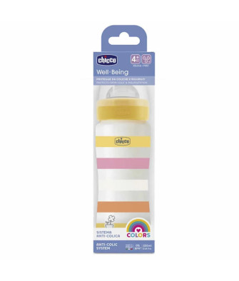 Biberon Anti-colique Chicco Well Being 4 Mois Et Plus 330ml