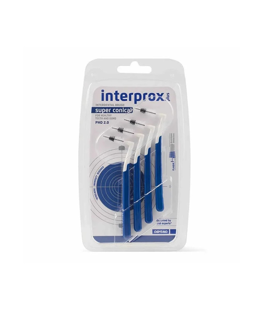 Interprox Plus Interdental Brush Super Conical  2.0 4 Units