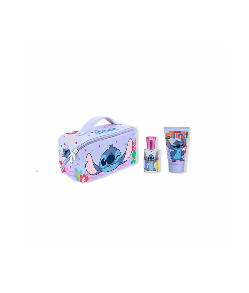 Disney Stitch Eau De Toilette Spray 50ml Coffret 3 Produits