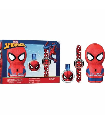 Marvel Spiderman Eau De Toilette Spray 50ml Coffret 3 Produits