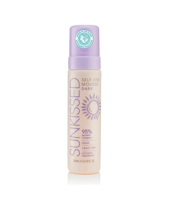 Sunkissed Self-Tan Mousse Dark Coconut Fragrance 200ml