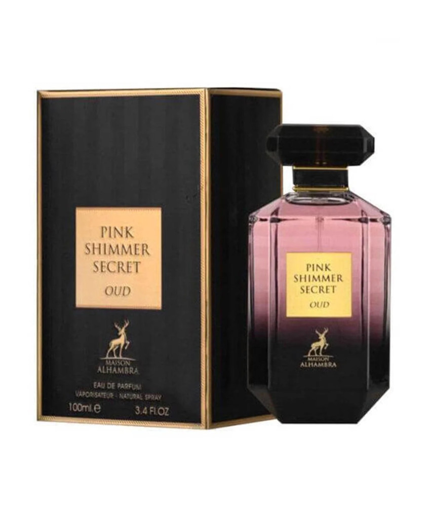 Maison Alhambra Pink Shimmer Secret Oud Eau De Parfum 100ml
