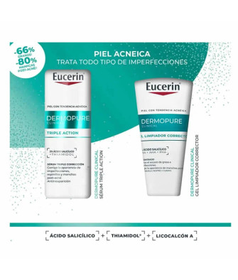 Eucerin Dermopure Triple Action Serum 40ml Coffret 2 Produits