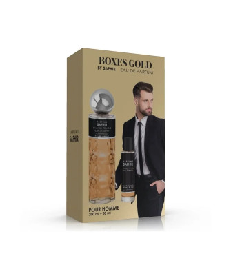 Saphir Boxes Gold Edp Spray 200ml 30ml Sets