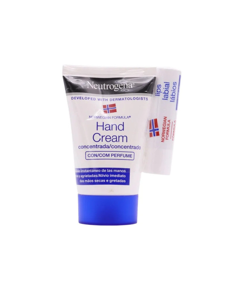 Neutrogena Concentrated Hand Cream 50ml + Lip Balm