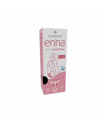 Enna Teens Menstrual Hipster Brief Size 158 Black Moderate Flow
