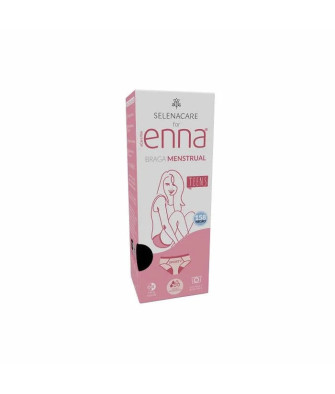 Enna Teens Menstrual Hipster Brief Size 158 Black Moderate Flow