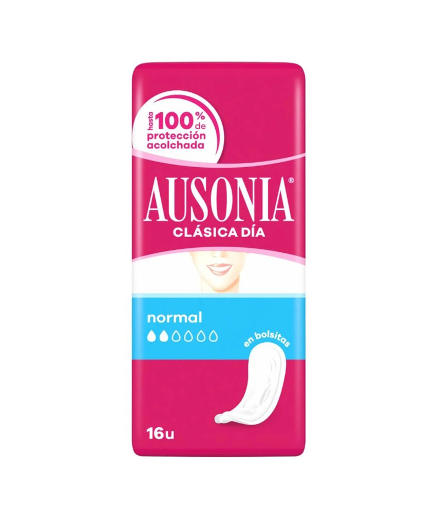 Ausonia Clasica Dia Compresas En Bolsas Sin Alas 16un