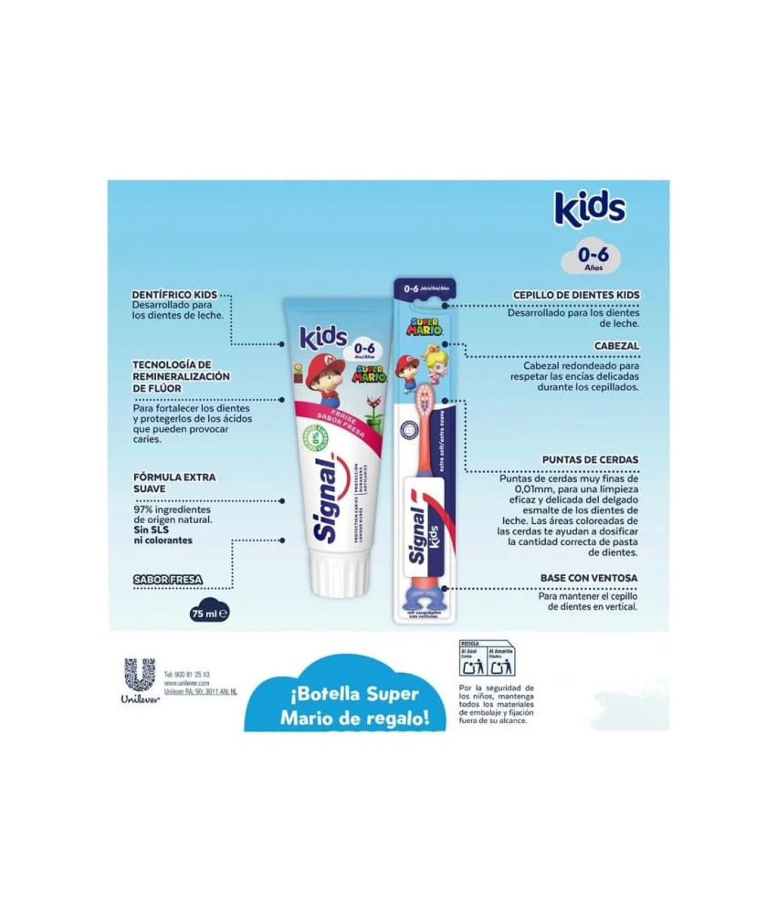 Signal Kids Super Mario 2x 75ml Cep Bot