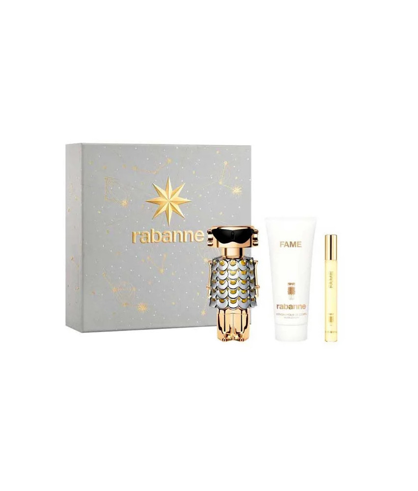 Paco Rabanne Fame Eau De Parfum Vaporisateur 50ml Coffret 3 Produits